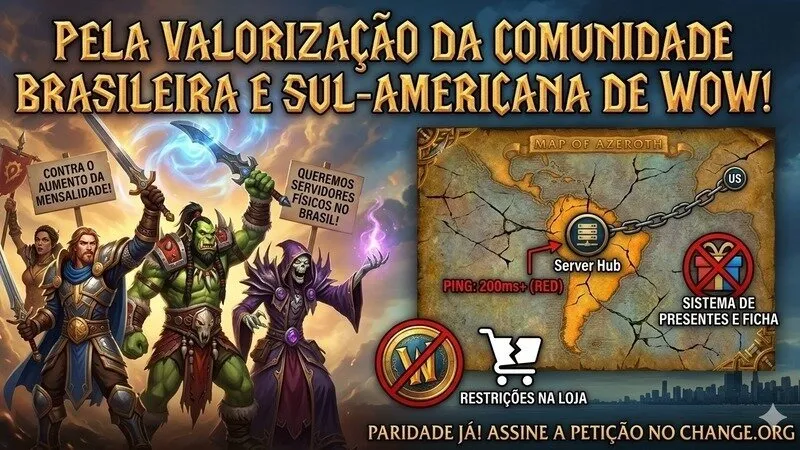 Aumento na mensalidade de World of Warcraft gera reação da comunidade no Brasil esfxhwziaidavbq 800x450 nopad